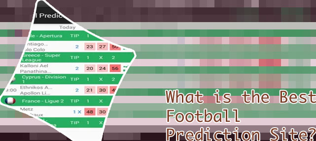 Correct football prediction site