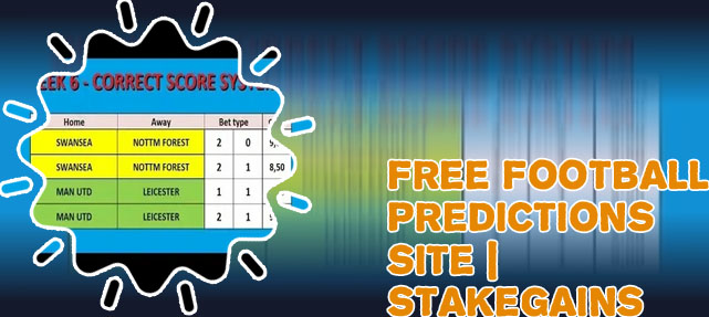 Free sure correct score prediction